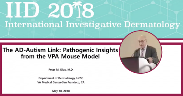 Peter M. Elias, M.D. speaking at the IID 2018 (International Investigative Dermatology) Conference on the Atopic Dermatitis-Autism Link
